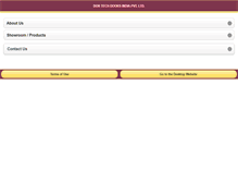 Tablet Screenshot of dortechdoor.com